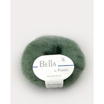 Permin Bella Mohair-Garn 69 Staubig Grün von Permin