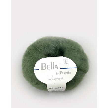 Permin Bella Mohair-Garn 87 Moosgrün von Permin