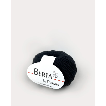Permin Berta Garn 21 Schwarz von Permin