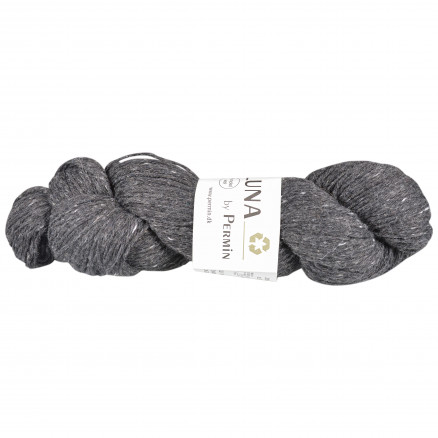 Permin Luna Garn 889001 Dunkelgrau von Permin