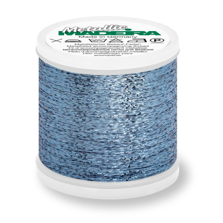 Permin Madeira Metallisch 333 Hellblau von Permin