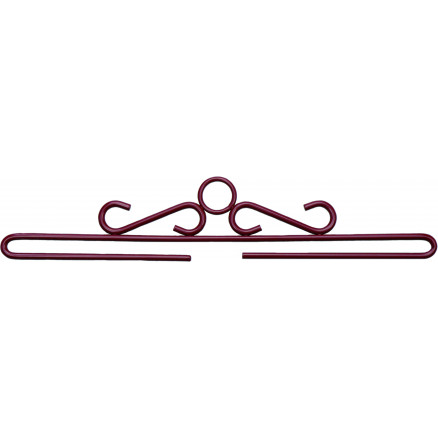 Permin Stickereibeschläge Stahl Antik Bordeaux 25x5.5cm - 1 Stück Permin Stickereibeschläge Stahl Antik Bordeaux 25x5.5cm - 1 Stück von Permin