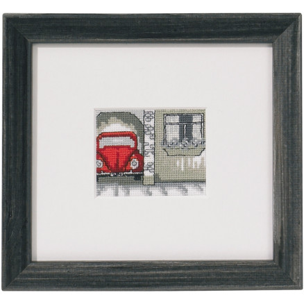 Permin Stickerei-Set Aida VW 15x14cm von Permin