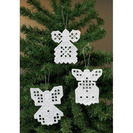 Permin Stickerei-Set Hardanger Angels Close 10x9cm - 3 Stück. Permin Stickerei-Set Hardanger Angels Close 10x9cm - 3 Stück. von Permin