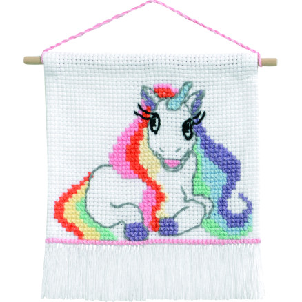 Permin Stickereiset My First Kit Einhorn 16x18 von Permin