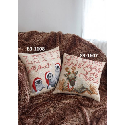 Permin Stickerei-Set OH DEER Kissen 40x40cm von Permin