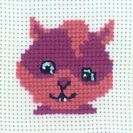 Permin Stickereiset Eichhörnchen 8x8cm von Permin