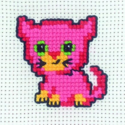 Permin Stickereiset Katze 8x8cm von Permin