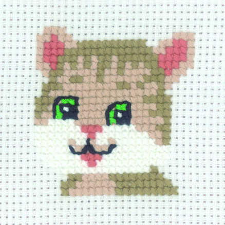 Permin Stickereiset Katze 8x8cm von Permin