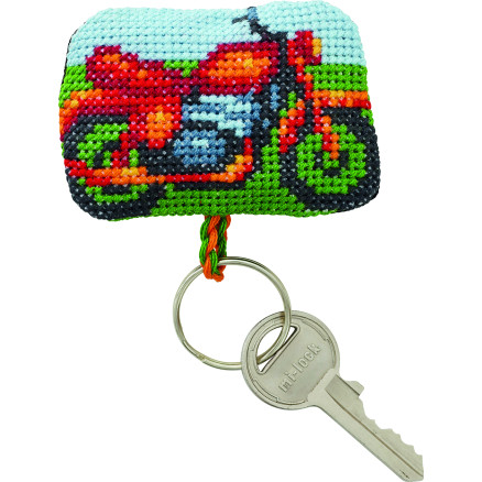 Permin Stickereiset Motorrad 7x5cm von Permin