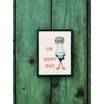 Permin Stickereiset Oh happy day 18x24cm Permin Stickereiset Oh happy day 18x24cm von Permin