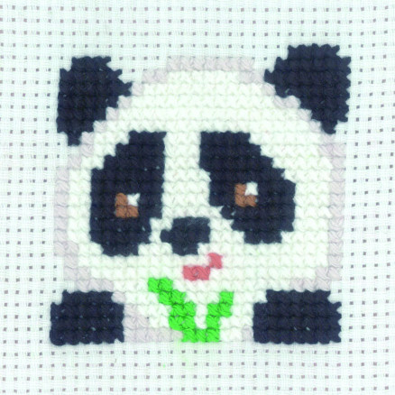 Permin Stickereiset Panda 8x8cm von Permin