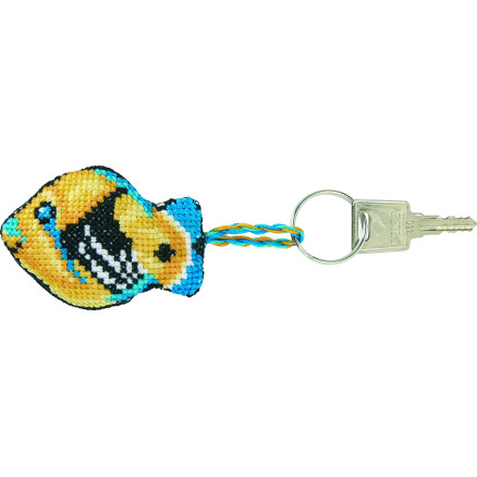 Permin Stickereiset Picasso Fisch 7x5cm von Permin