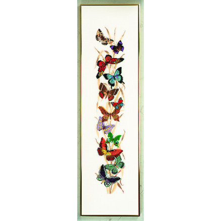 Permin Stickereiset Schmetterlinge 25x90cm von Permin