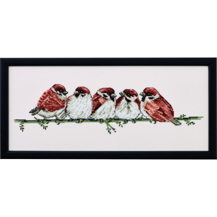 Permin Stickereiset Spatz 36x15cm von Permin