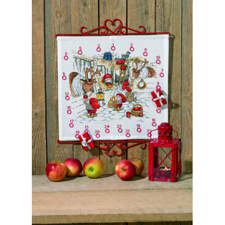 Permin Stickereiset Weihnachtsbaum 40x38cm von Permin