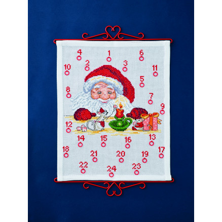 Permin Stickerei-Set Weihnachtsmann und Maus 38x46cm von Permin