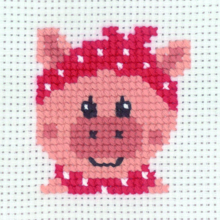 Permin Stickpackung Schwein 8x8cm von Permin