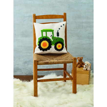 Permin Stickerei-Set Traktor 30x30cm von Permin