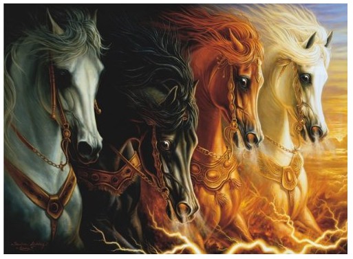 Perre / Anatolian The Four Horses Of Apocalypsee 1000 Teile Puzzle Perre-Anatolian-3116 von Perre / Anatolian