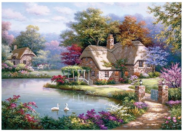 Perre / Anatolian The Swan Cottage 1500 Teile Puzzle Perre-Anatolian-4529 von Perre / Anatolian