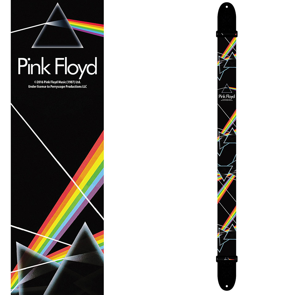Perri&#39;s Leathers Ltd Pink Floyd Poly Strap Logo Gitarrengurt von Perri&#39;s Leathers Ltd