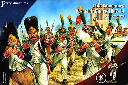 Perry Miniatures Elite Companies French Infantry 1807-14 (40 x 28 mm mehrteilige Kunststofffiguren) von Perry Miniatures