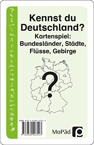 Kennst du Deutschland?: Kartenspiel: Bundesländer, Städte, Flüsse, Gebirge. 3./4. Klasse von Persen Verlag i.d. AAP