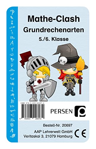 Persen Verlag i.d. AAP Mathe-Clash: Grundrechenarten: 5. / 6. Klasse Persen Verlag i.d. AAP Mathe-Clash: Grundrechenarten: 5. / 6. Klasse von PERSEN VERLAG IN DER AAP LEHRERWELT