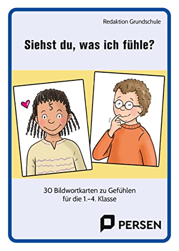 Siehst du, was ich fühle?: 30 Bildwortkarten zu Gefühlen (1. bis 4. Klasse) von Persen Verlag i.d. AAP
