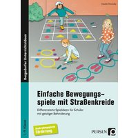 Einfache Bewegungsspiele mit Straßenkreide von Persen Verlag in der AAP Lehrerwelt GmbH