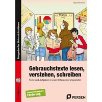 Gebrauchstexte lesen, verstehen, schreiben von Persen Verlag in der AAP Lehrerwelt GmbH