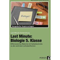 Last Minute: Biologie 5. Klasse von Persen Verlag in der AAP Lehrerwelt GmbH