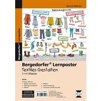 Lernposter Textiles Gestalten - 1.-4. Klasse von Persen Verlag in der AAP Lehrerwelt GmbH