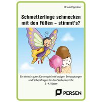Schmetterlinge schmecken mit den Füßen - stimmt's? von Persen Verlag in der AAP Lehrerwelt GmbH
