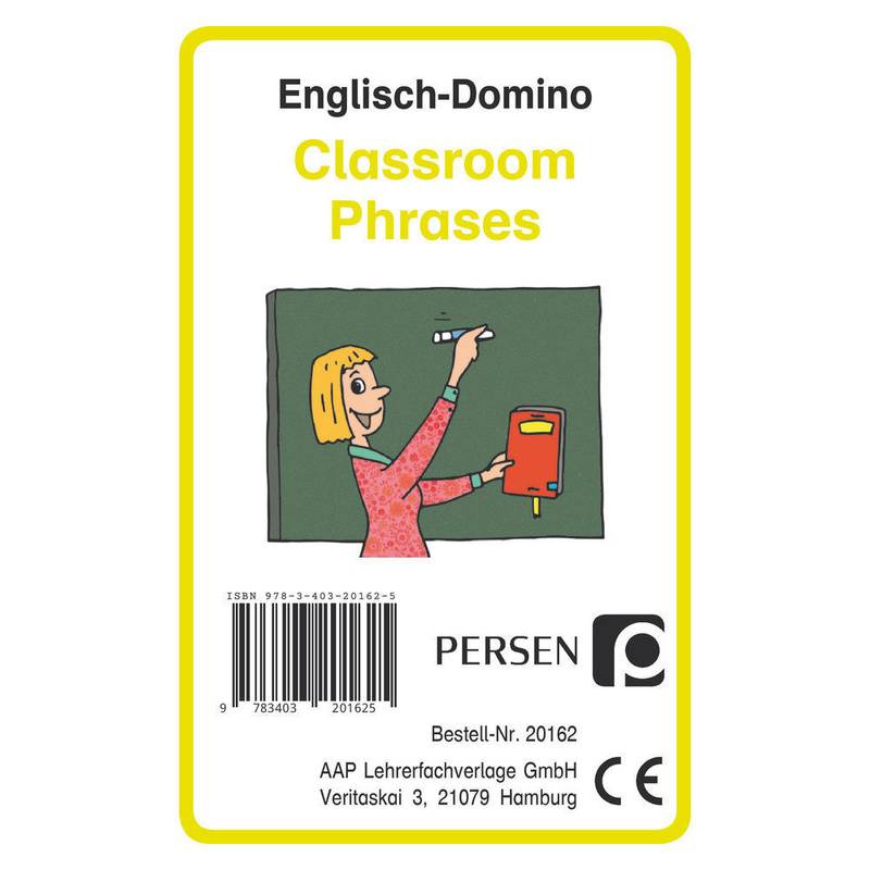 Englisch-Domino: Classroom Phrases (Kartenspiel) von Persen Verlag in der AAP Lehrerwelt