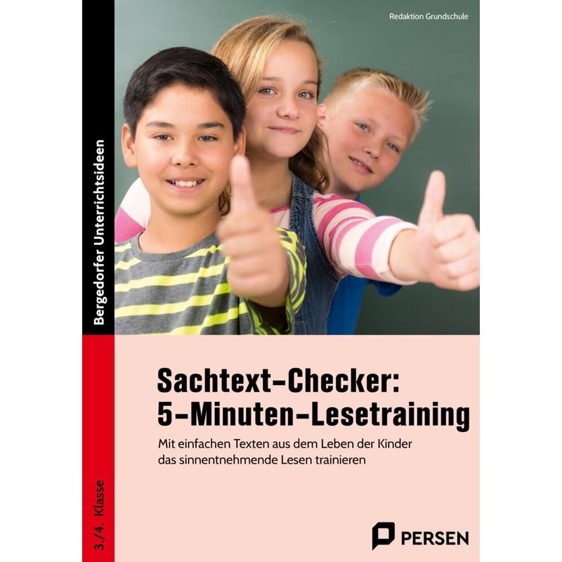 Sachtext-Checker: 5-Minuten-Lesetraining - GS von Persen Verlag in der AAP Lehrerwelt