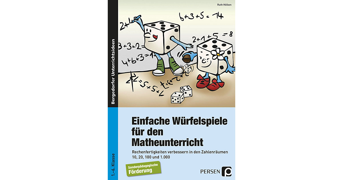 Buch - Einfache Würfelspiele den Mathematikunterricht  Kinder von Persen Verlag