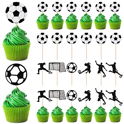 48 Stück Fußball Cupcake Toppers Fußball Kuchen Dekoration Sport Cupcake Picks Tortendeko für Fußball Sport Party Deko Baby Shower Kinder Jungen Geburtstag Mitgebsel 48 Stück Fußball Cupcake Toppers Fußball Kuchen Dekoration Sport Cupcake Picks Tortendeko für Fußball Sport Party Deko Baby Shower Kinder Jungen Geburtstag Mitgebsel von Perthlin