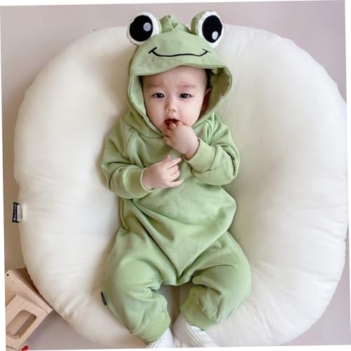 Neugeborenes Halloween-Kostüm entzückende Baumwollfroschkostüm Baby mit Frosch-Augenhaube bequemes und hautfreundliches Baby für Neugeborene im Alter von 0 bis 1 Jahr Größe Mnewborn Halloween Neugeborenes Halloween-Kostüm entzückende Baumwollfroschkostüm Baby mit Frosch-Augenhaube bequemes und hautfreundliches Baby für Neugeborene im Alter von 0 bis 1 Jahr Größe Mnewborn Halloween von Perwteriy