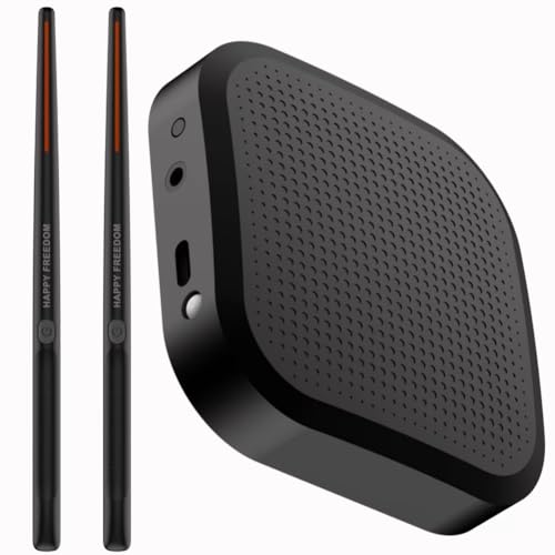Pesderty Tragbares Elektronisches Luftschlagzeug - Virtuelle Drumsticks und Pedale, Ideal für Anfänger, Kinder und Erwachsene A von Pesderty