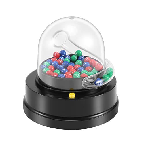 Pesfehhy Elektrische GlüCklich Lottery Spielzeug Number Picking Maschine Mini Lottery Spiele Shake GlüCklich Ball Unterhaltung Brett Spiel Party Spiele von Pesfehhy