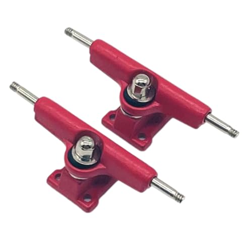 Pesfehhy Finger Skateboard mit Neuem Hanger und Base für Professionelle Finger Skateboards Rot von Pesfehhy