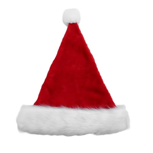 Pesfehhy Weihnachtsmütze, Weihnachtsmütze für Erwachsene, Unisex, Extra Dickes Fell, Weihnachtsmütze für Neujahr, Festliche Party Pesfehhy Weihnachtsmütze, Weihnachtsmütze für Erwachsene, Unisex, Extra Dickes Fell, Weihnachtsmütze für Neujahr, Festliche Party von Pesfehhy