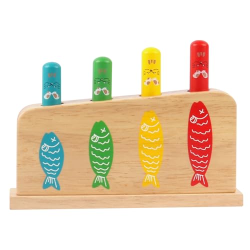 1 Set Baby Pop-up-Spielzeug mehrfarbiges Holzpop-up-Spielzeug mit 4 Katzenmuster-Spielstab Bildungsmontessori Baby Spielzeug für Kinder Jungen Mädchen Alter seit mehr als 3 Jahren, Spielzeug, Spielze 1 Set Baby Pop-up-Spielzeug mehrfarbiges Holzpop-up-Spielzeug mit 4 Katzenmuster-Spielstab Bildungsmontessori Baby Spielzeug für Kinder Jungen Mädchen Alter seit mehr als 3 Jahren, Spielzeug, Spielze von Pesoncarl
