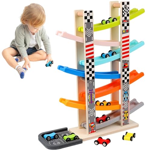 1 Set Car Ramps, 7 -Layer -Rennstrecke mit 4 Autos und Garage Easy Montage Car Garage Toy für 12+ Monate alt 1 Set Car Ramps, 7 -Layer -Rennstrecke mit 4 Autos und Garage Easy Montage Car Garage Toy für 12+ Monate alt von Pesoncarl