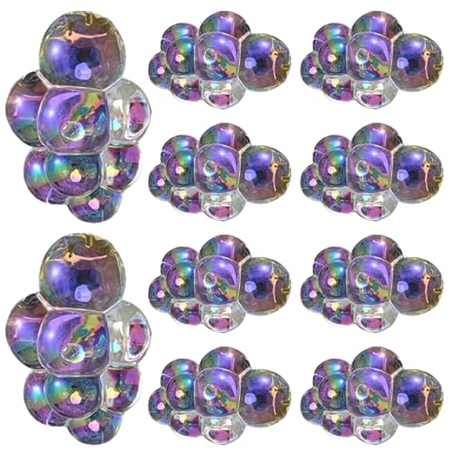 10pcs Acrylperlen, klare falsche Blasen mit Loch 0, 71 x 0, 98 Perlen für DIY -Handwerksschmuck, Miniaturpuppenhausbademodell 10pcs Acrylperlen, klare falsche Blasen mit Loch 0, 71 x 0, 98 Perlen für DIY -Handwerksschmuck, Miniaturpuppenhausbademodell von Pesoncarl