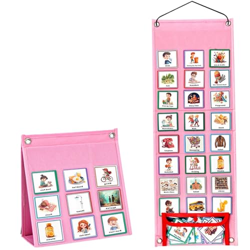 1Set visueller Zeitplan für Kids Weekly Behavioral Planner Board Kinder visueller Zeitplan mit 96 Karten, die zusammenklappbare Lernroutine -Diagramme für Heimplaner, Style 2, Toys hängen 1Set visueller Zeitplan für Kids Weekly Behavioral Planner Board Kinder visueller Zeitplan mit 96 Karten, die zusammenklappbare Lernroutine -Diagramme für Heimplaner, Style 2, Toys hängen von Pesoncarl