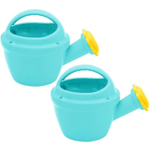 2PCS Kids Watering Can, 5.7x7.4 Plastikgartenwerkzeuge mit Ausguss & Handle, leichte tragbare wiederverwendbare Strandsandspielzeug für Kinder Garten Haus im Freien, Strandspielzeug, Strandspielzeug 2PCS Kids Watering Can, 5.7x7.4 Plastikgartenwerkzeuge mit Ausguss & Handle, leichte tragbare wiederverwendbare Strandsandspielzeug für Kinder Garten Haus im Freien, Strandspielzeug, Strandspielzeug von Pesoncarl