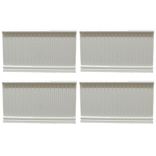 4pcs Dollhouse -Seiten 1:12 Wainscoting Panels Dollhouse Accessoires 3.7x2.1 Weiße Innenausstattung Puppenhaus Miniaturen Gegenstände für Hausdekoration 4pcs Dollhouse -Seiten 1:12 Wainscoting Panels Dollhouse Accessoires 3.7x2.1 Weiße Innenausstattung Puppenhaus Miniaturen Gegenstände für Hausdekoration von Pesoncarl